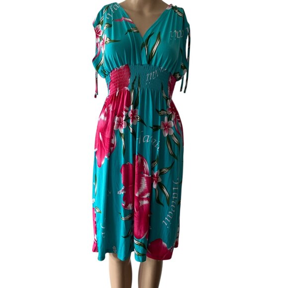 Aloha Fashion Dresses & Skirts - Aloha Fashion One Size Hawaii Print Summer Dress S-L